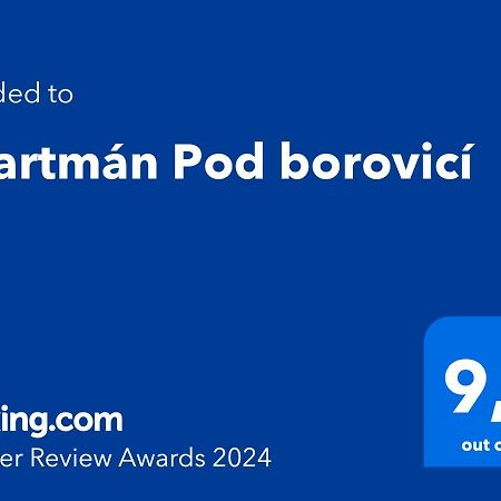 Apartmán Pod borovicí Kovalovice Exterior foto