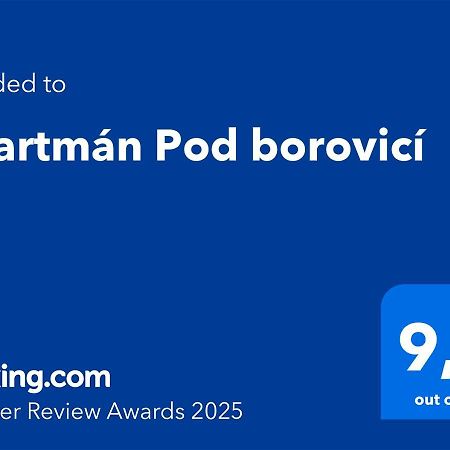 Apartmán Pod borovicí Kovalovice Exterior foto